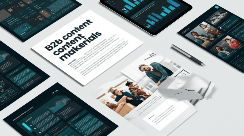 B2B content marketing campaign materials