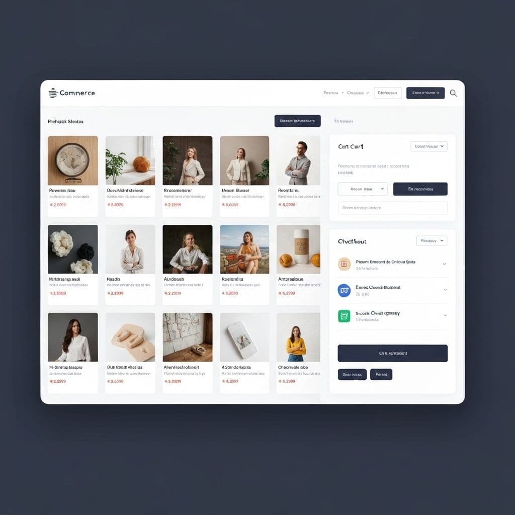 Custom e-commerce website platform